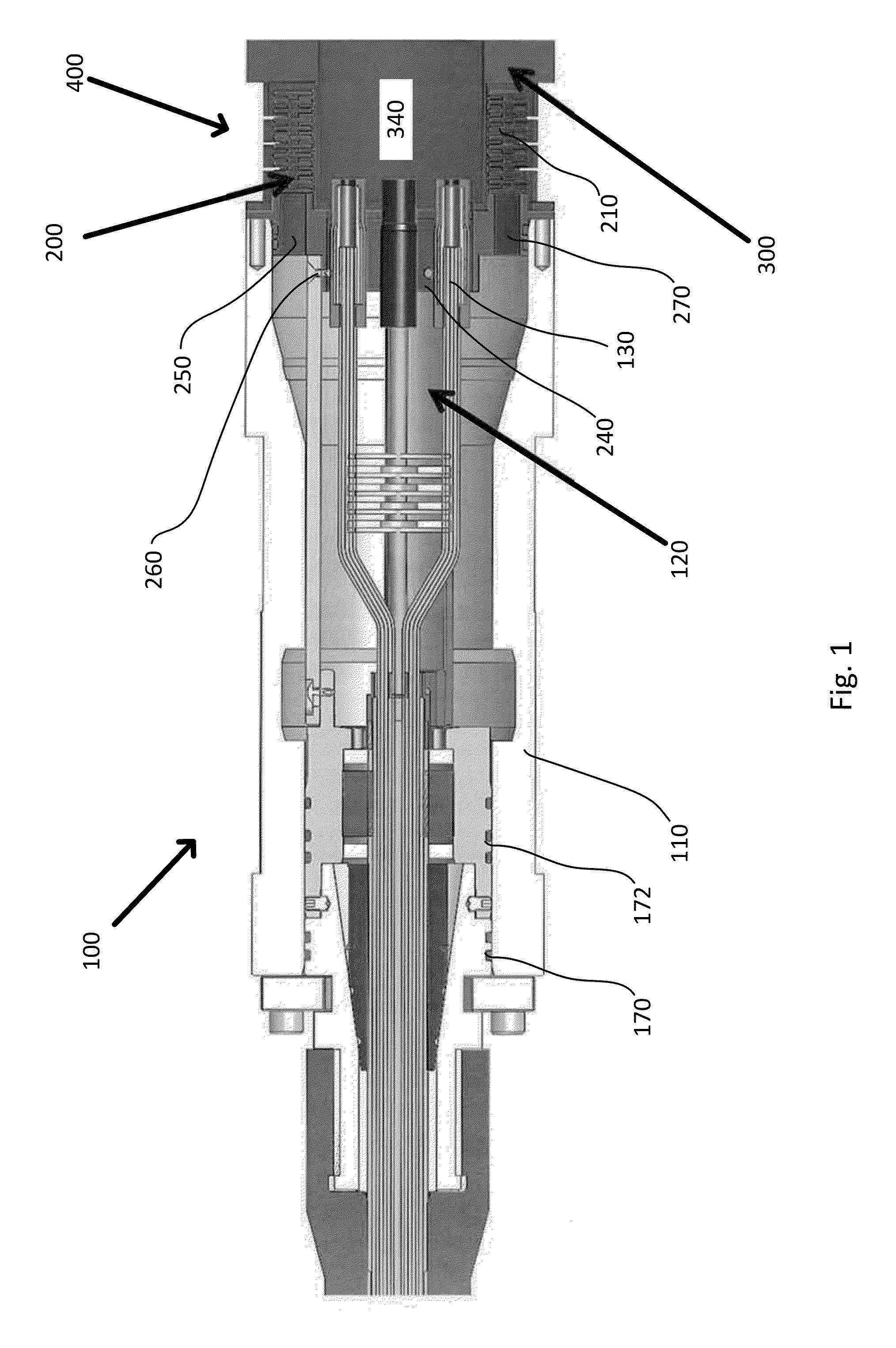 Harsh environment pressure compensator for inline cable termination