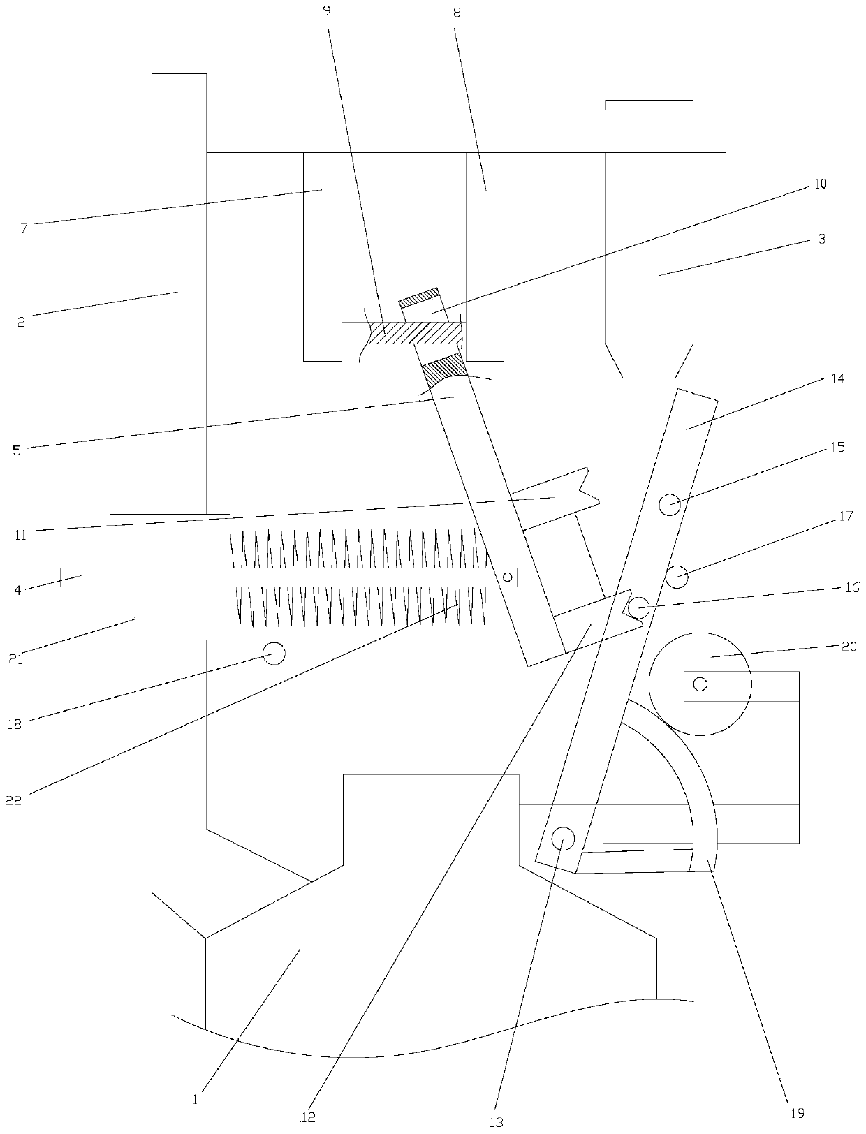 Fully automatic chemical reaction tank feeding manipulator