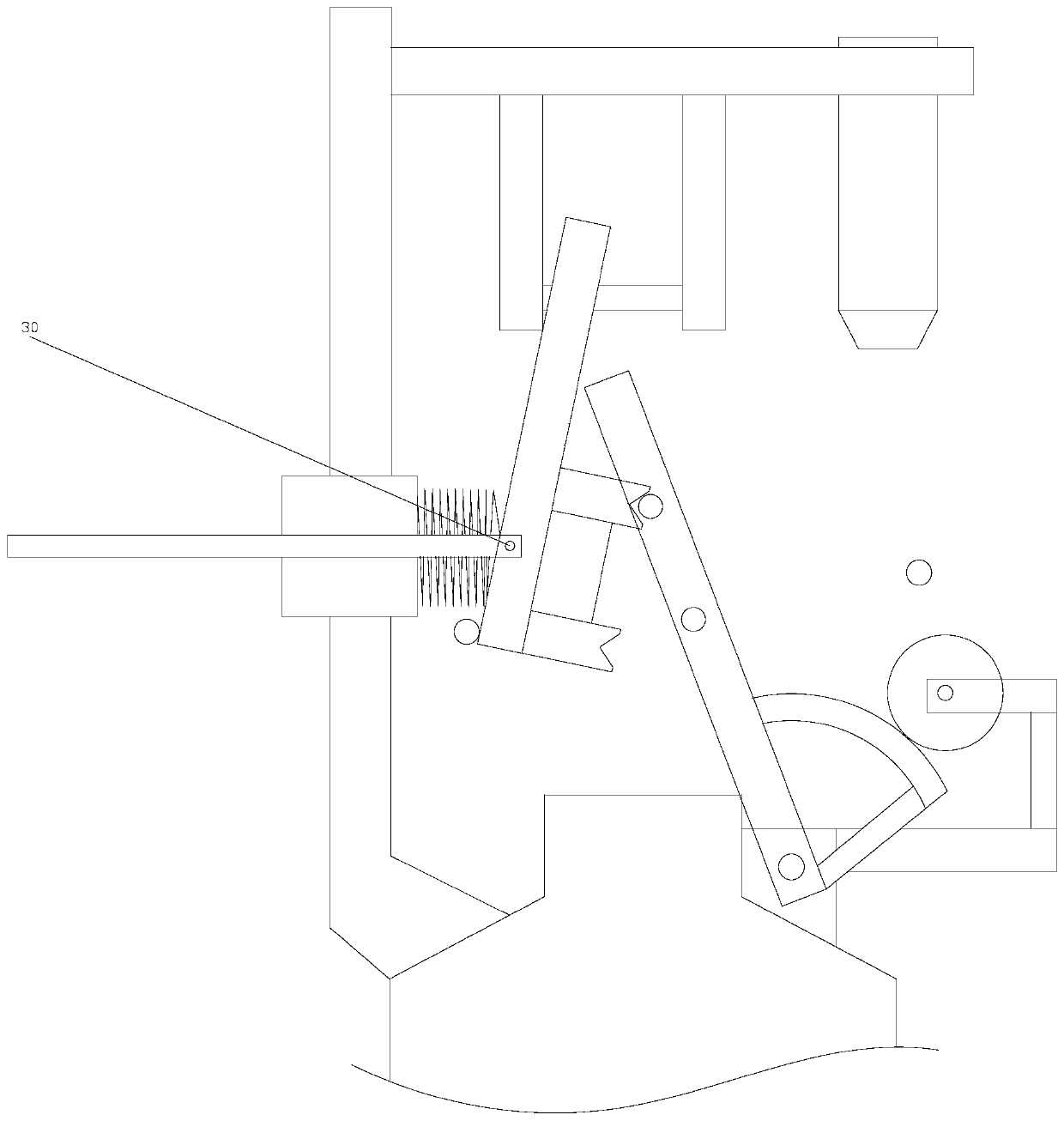 Fully automatic chemical reaction tank feeding manipulator