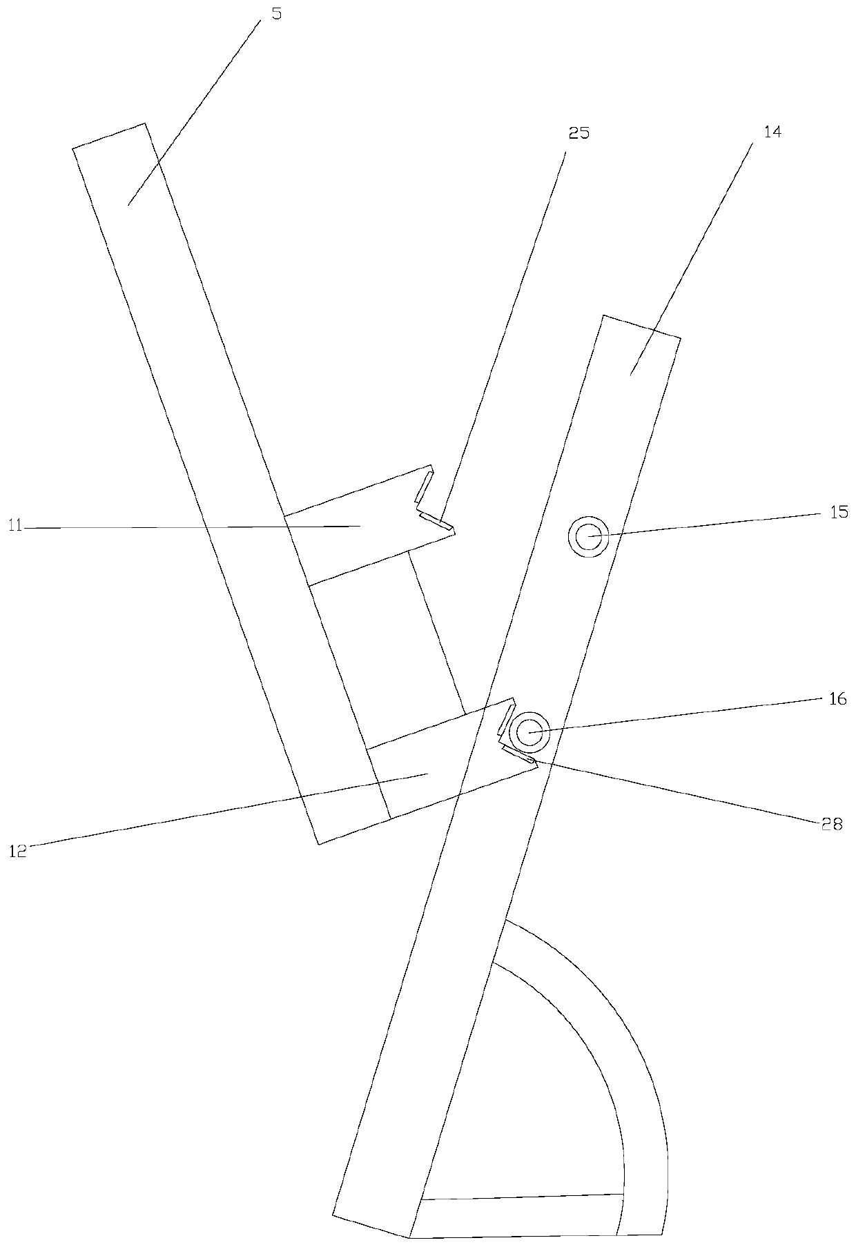 Fully automatic chemical reaction tank feeding manipulator