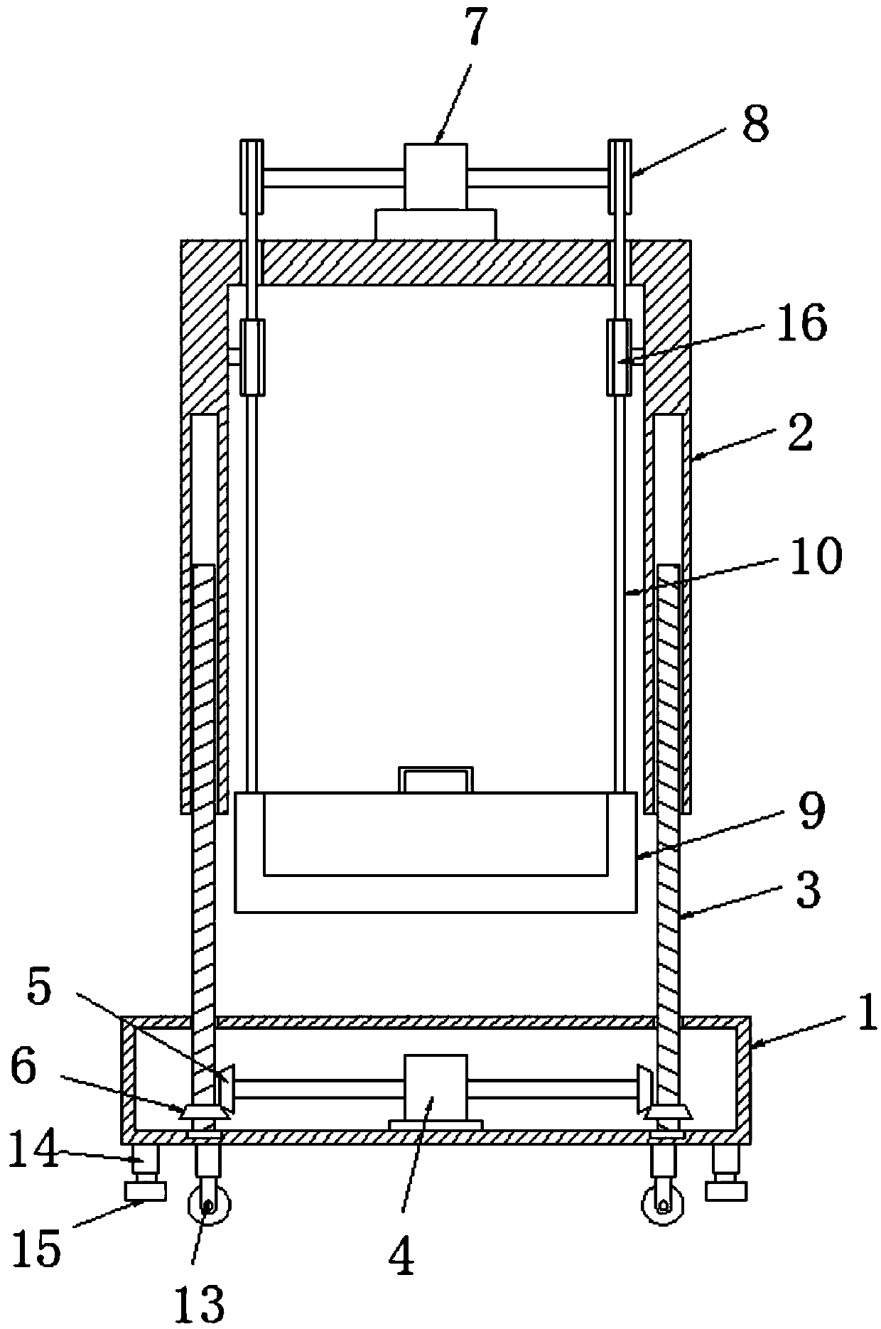 Novel intelligent building engineering feeding device