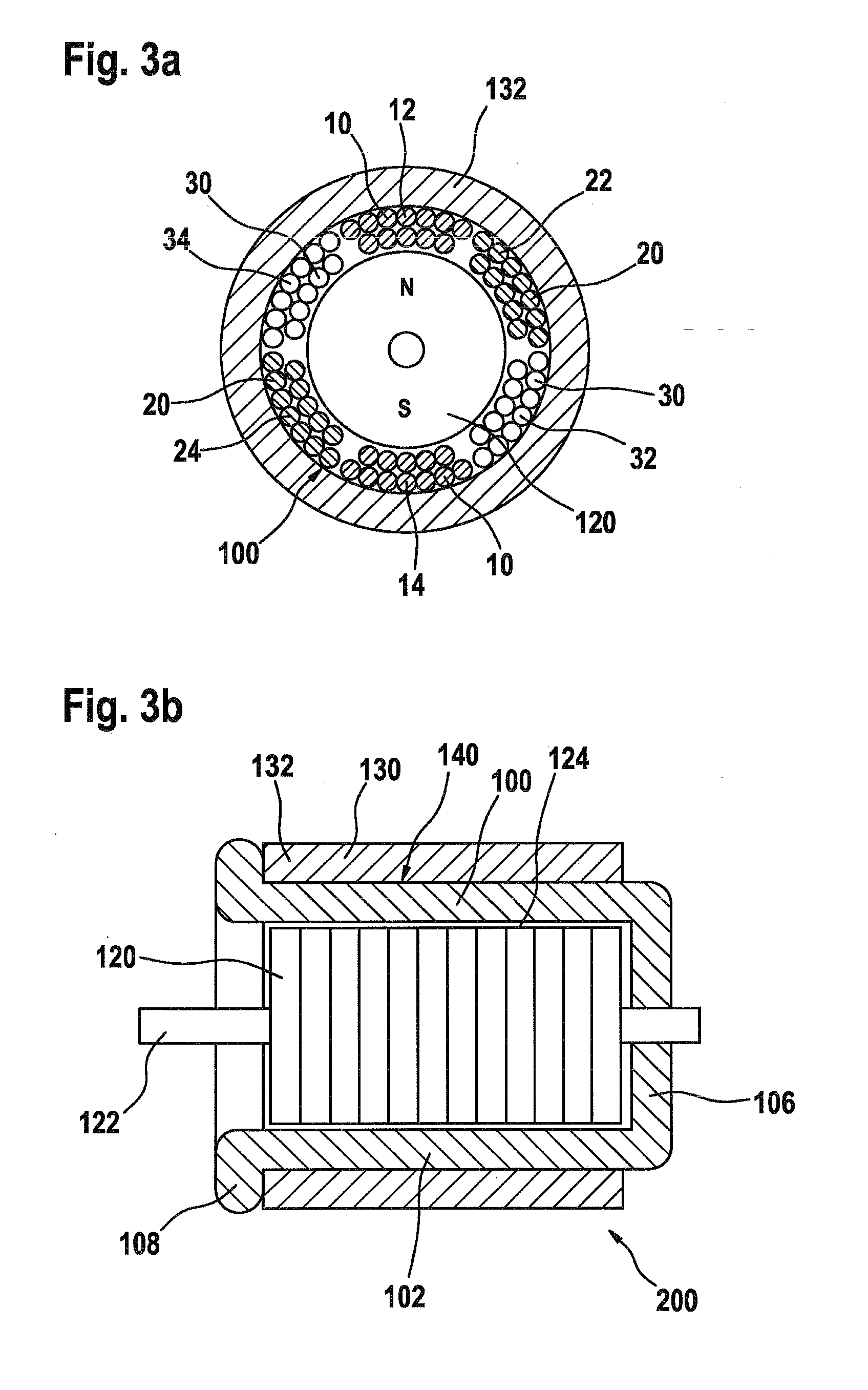 Winding body for an electric motor and method for producing a winding body for an electric motor