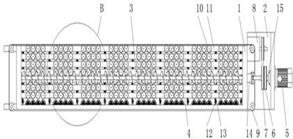 A cleaning device for plastic products