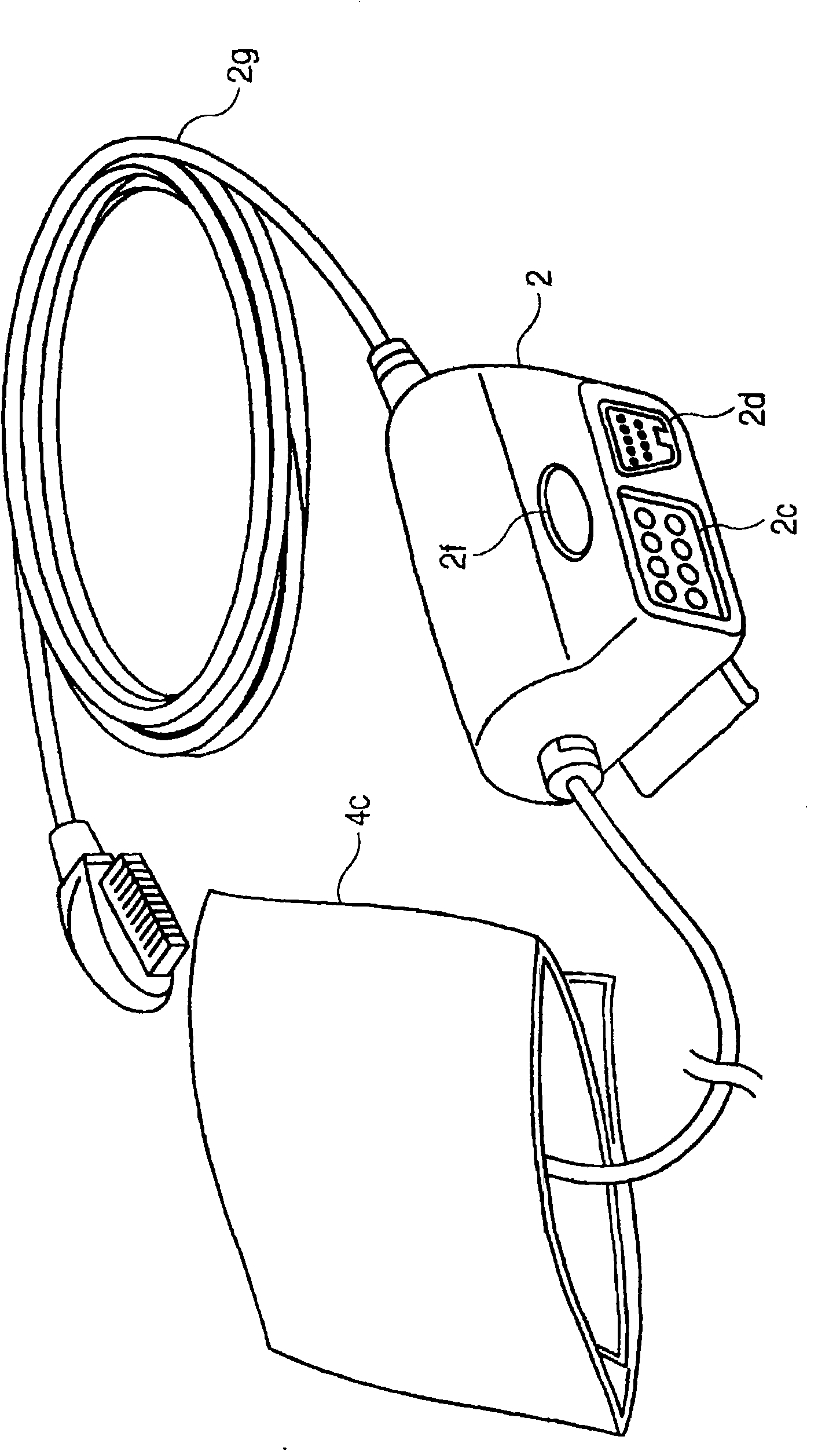 Portable biological signal measurement/transmission system