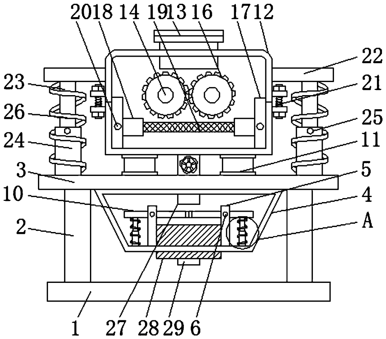 Packaging device for traditional Chinese medicine production