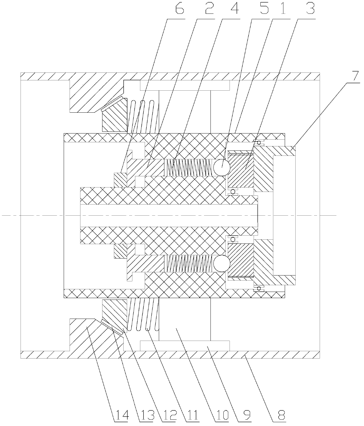 Robot joint with power-off protection function and adjustable rigidity