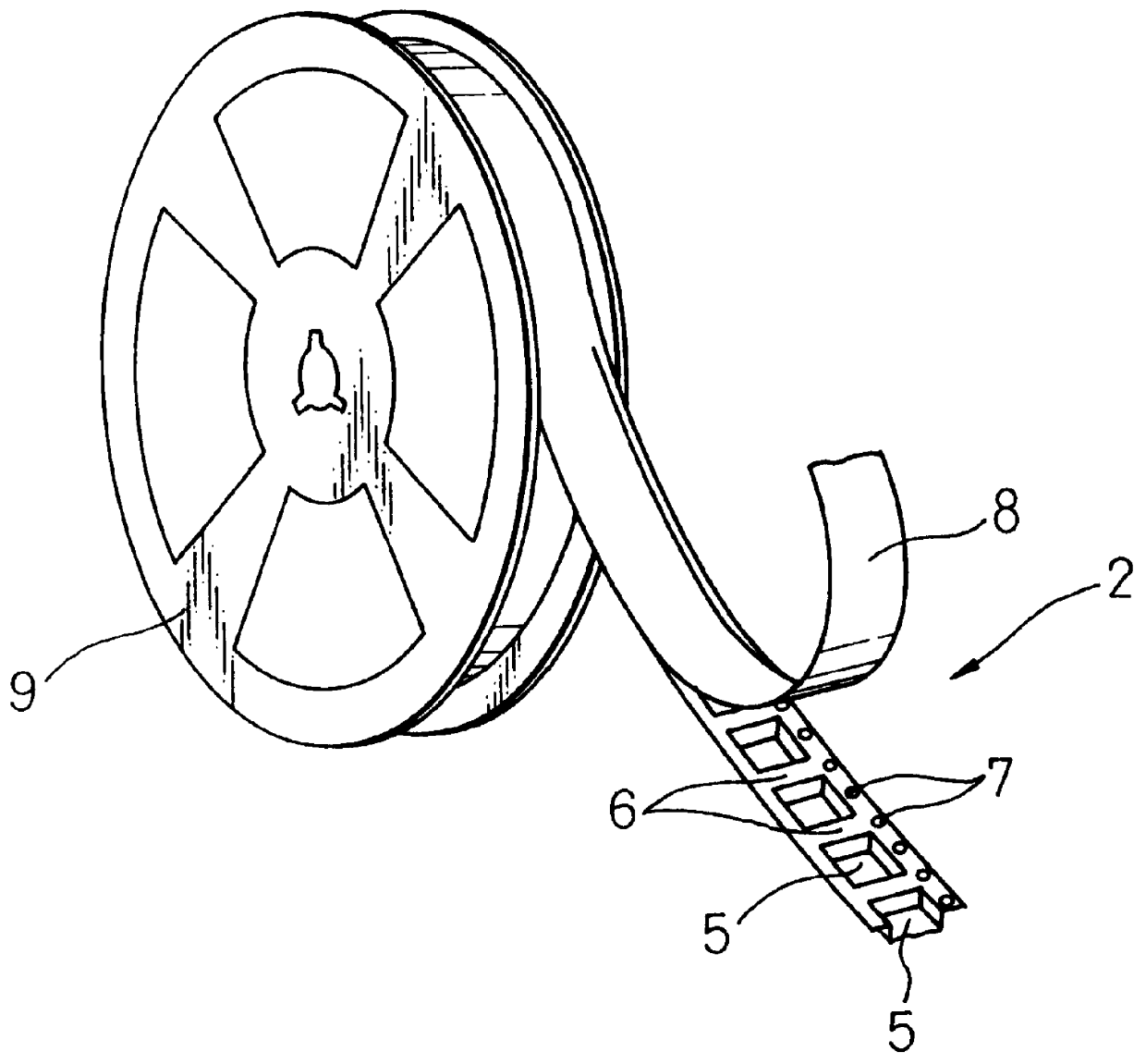 Carrier for electronic parts