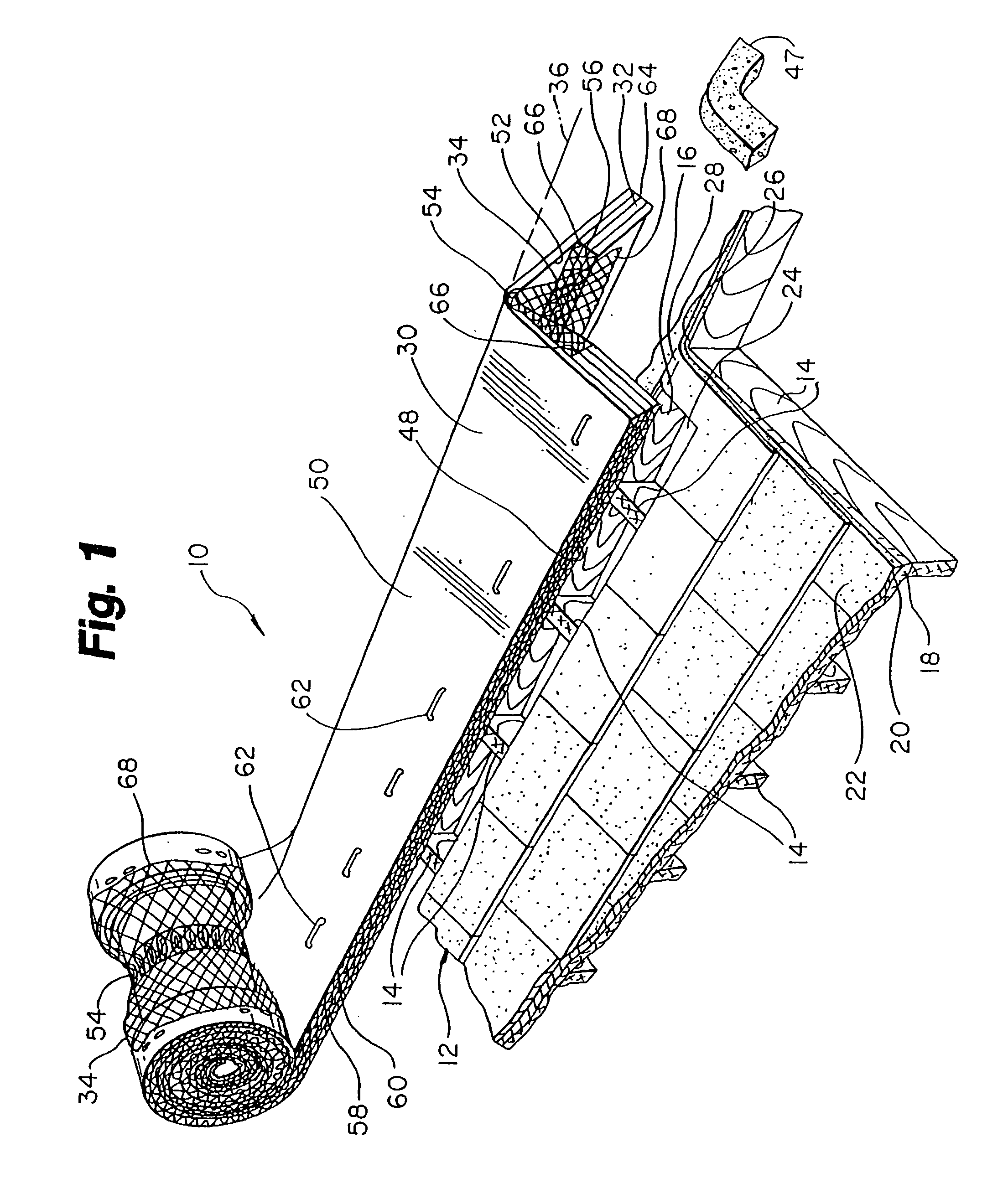 Precipitation resistant ridge vent