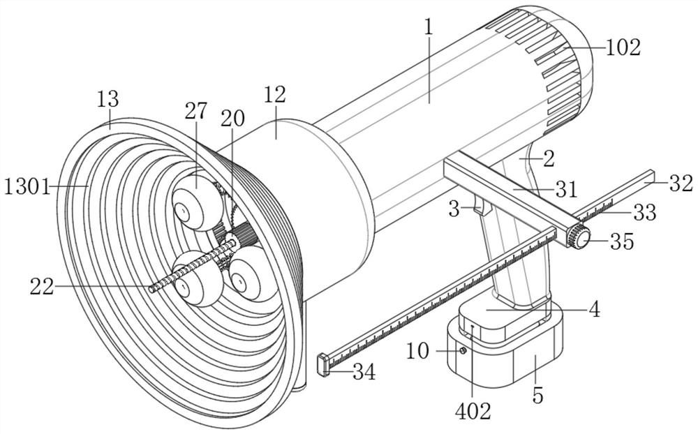 Wall surface punching drilling machine for building decoration and using method