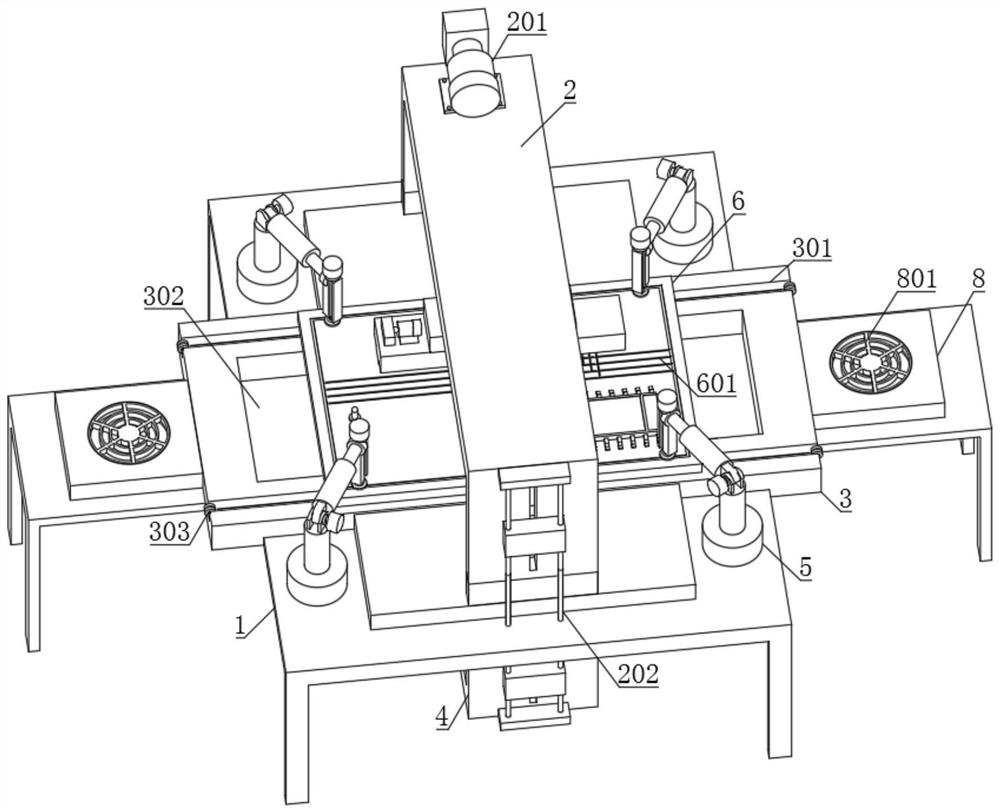 Intelligent end sealing clamp for high-precision electronic component and machining process of intelligent end sealing clamp