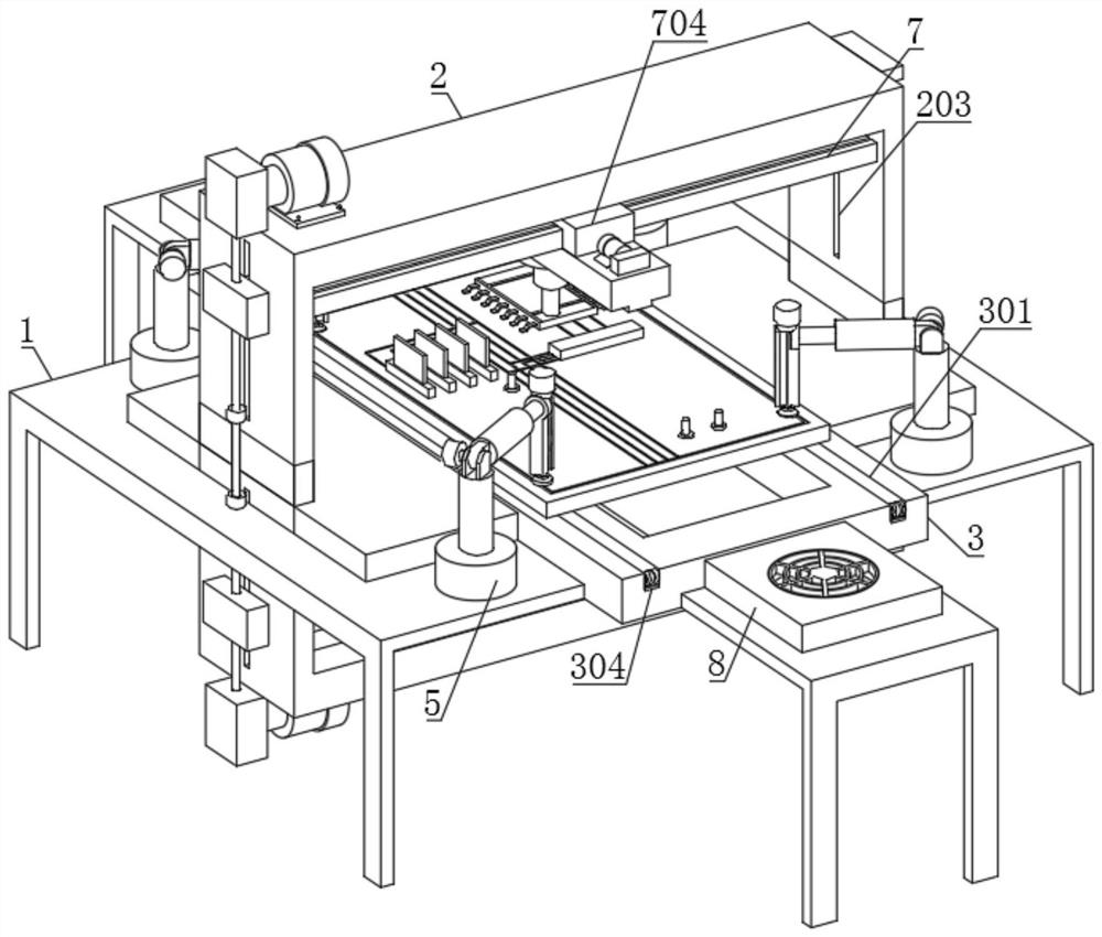 Intelligent end sealing clamp for high-precision electronic component and machining process of intelligent end sealing clamp