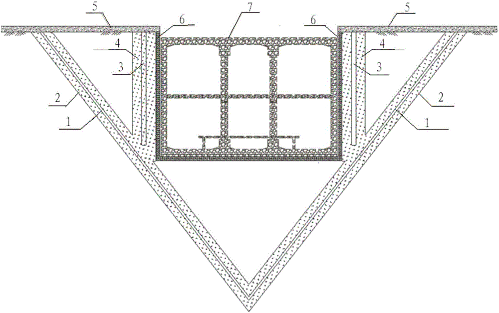 Subway station water blocking structure for protecting underground water environment and construction method of subway station water blocking structure