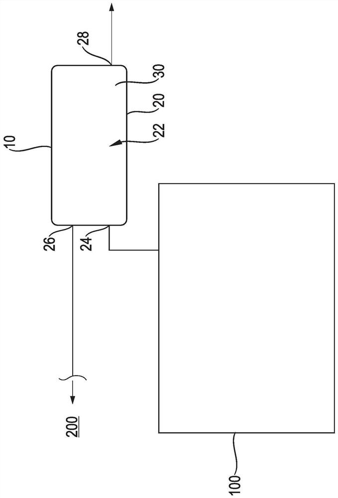 Filter device for ventilating device of a fuel tank of a vehicle