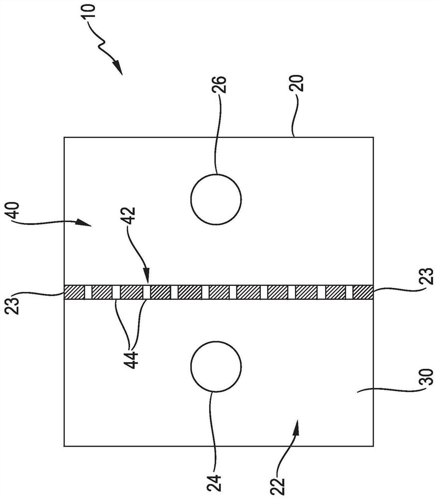 Filter device for ventilating device of a fuel tank of a vehicle