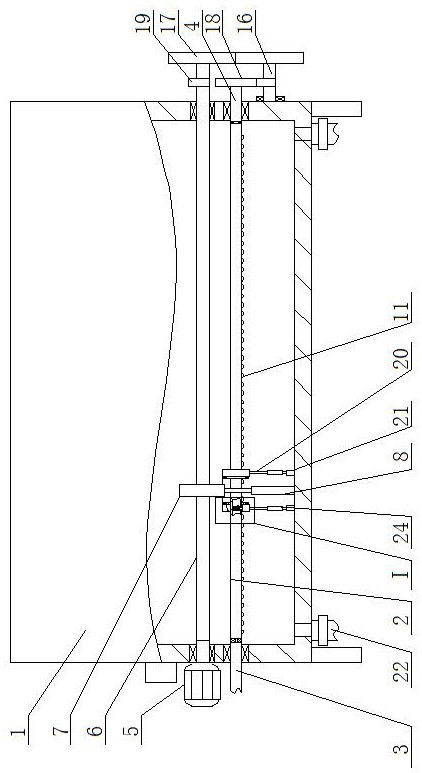 An electric desalination tank for residual oil dewaxing