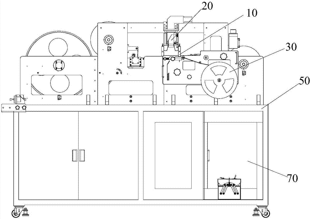 RFID electronic label laminating equipment for tires