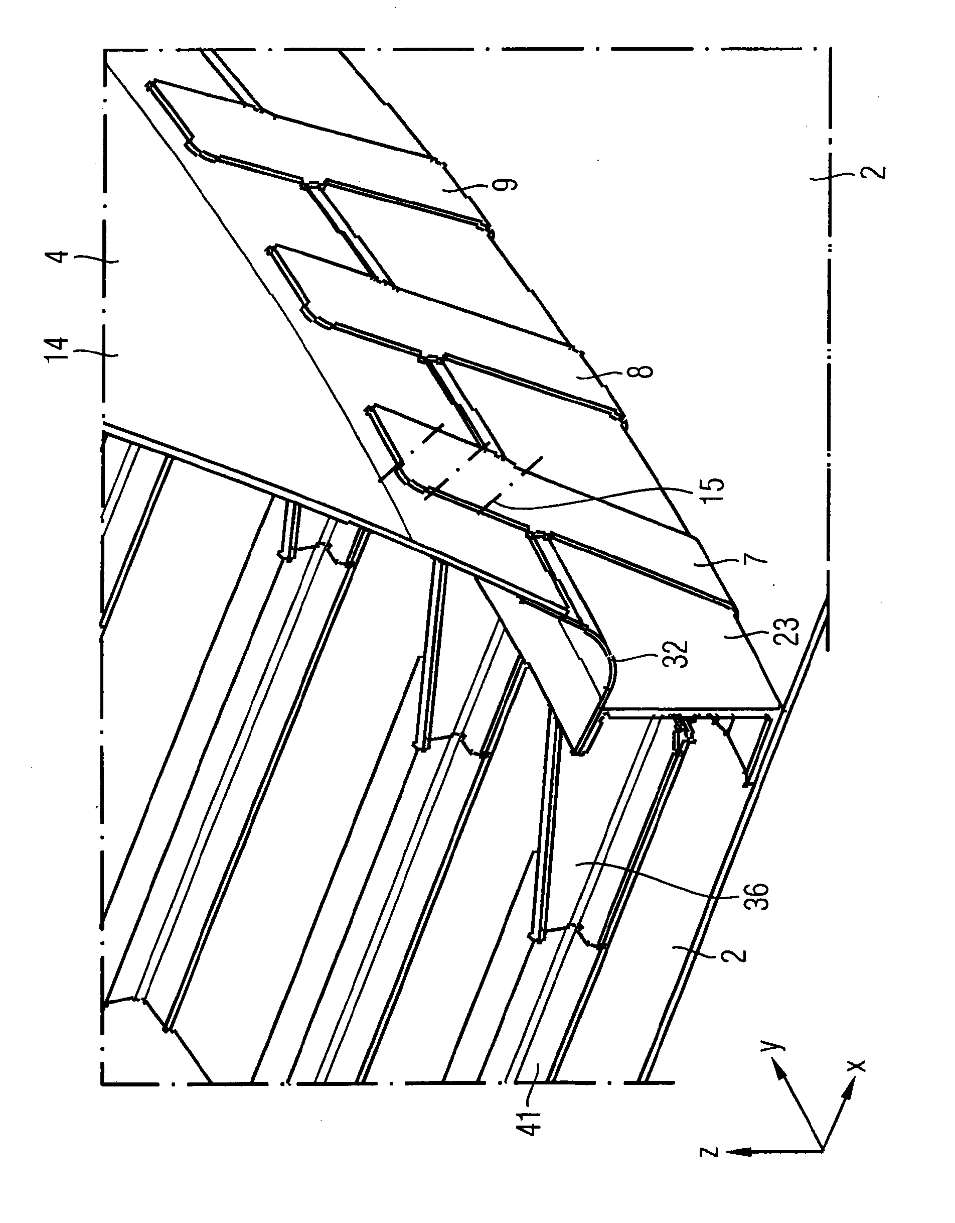 Structure, especially a fuselage structure of an aircraft or a spacecraft