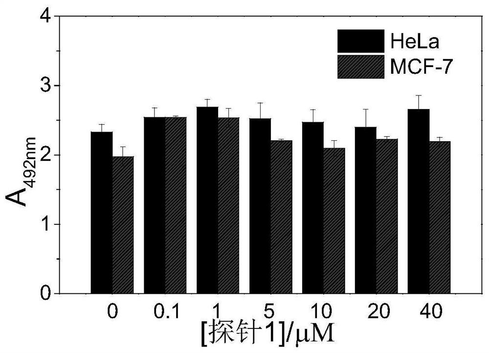 A fluorescent probe targeting mitochondrial g-quadruplex in living cells and its application