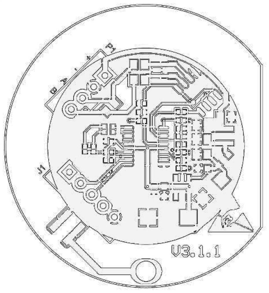 A detection device for monitoring the operation of flapping doors