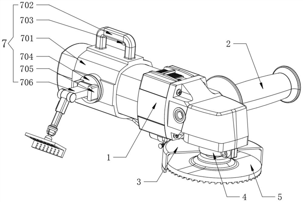 Machining grinding tool positioning and adjusting device