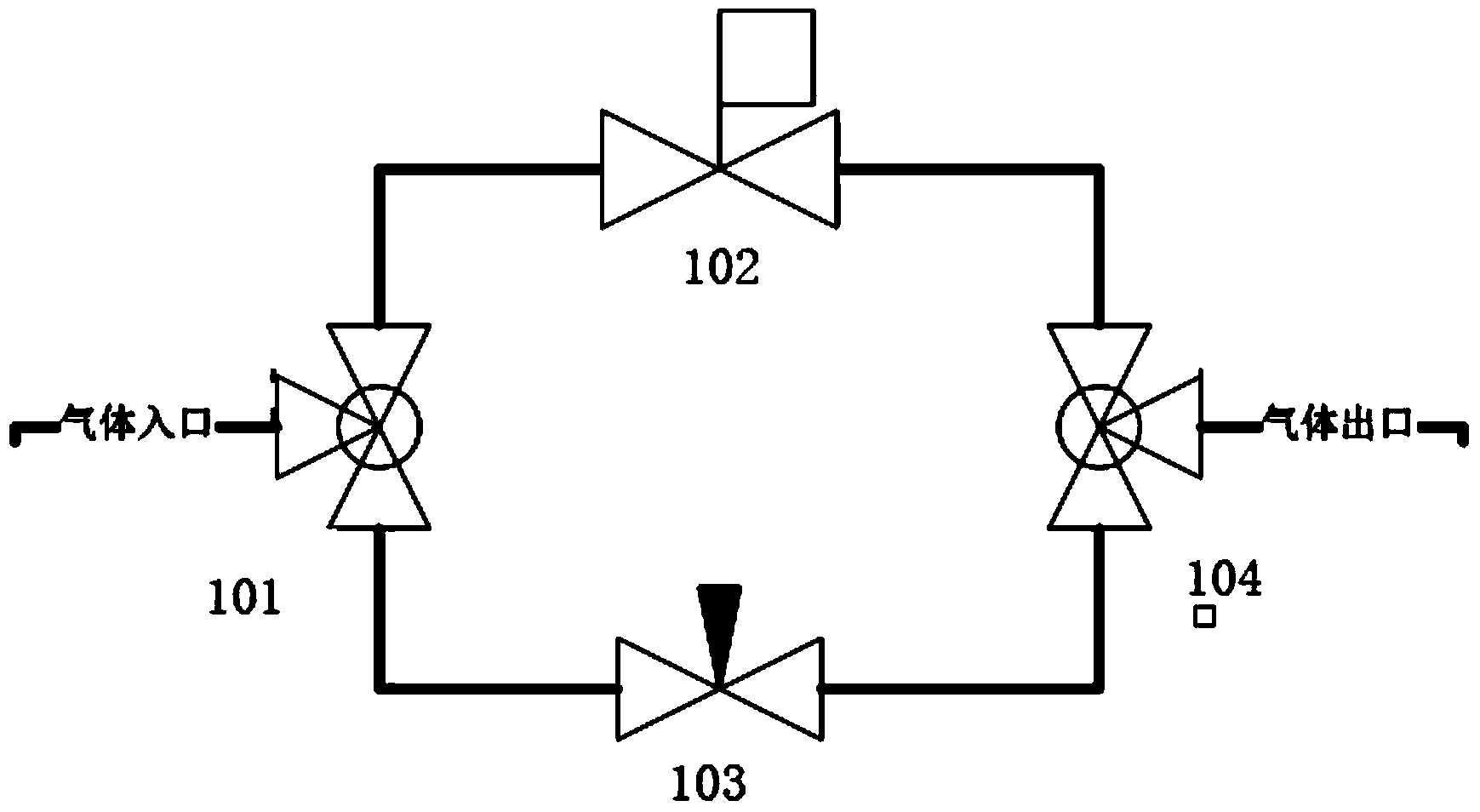 Mini-type test evaluation device for integral SCR denitration catalyst reaction performance test and application method thereof