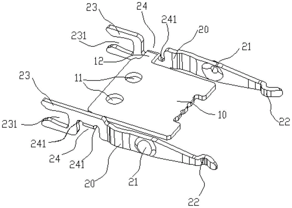 A connector structure for usb connector