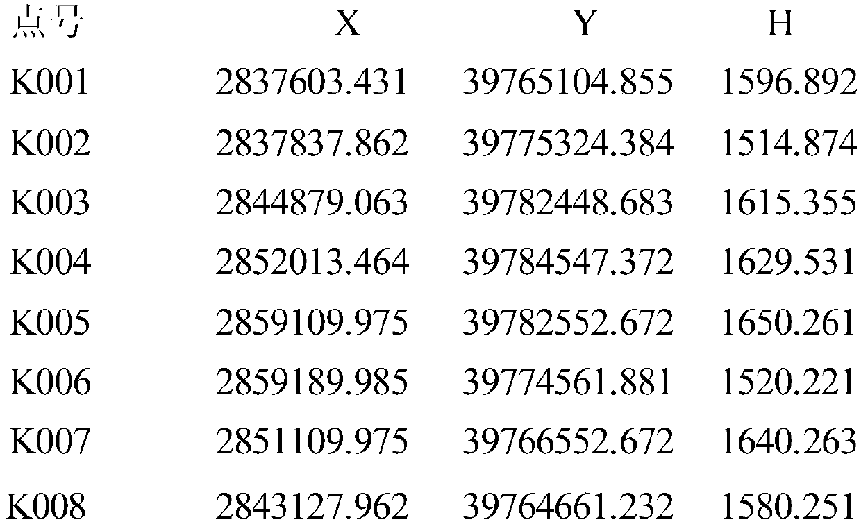 A virtual coordinate generation method