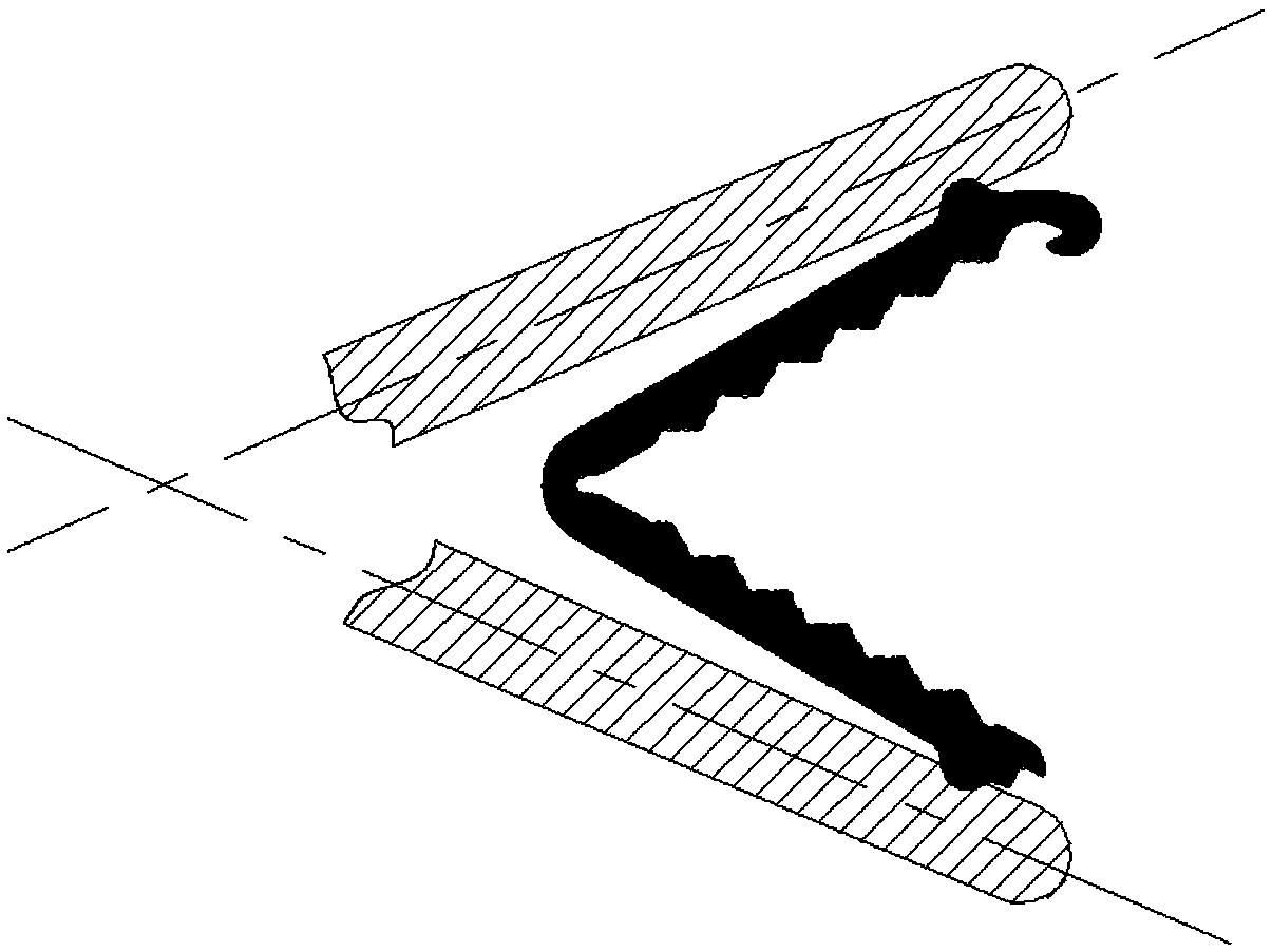 Full-degradable metal-based vascular tissue closure clamp for endoscope