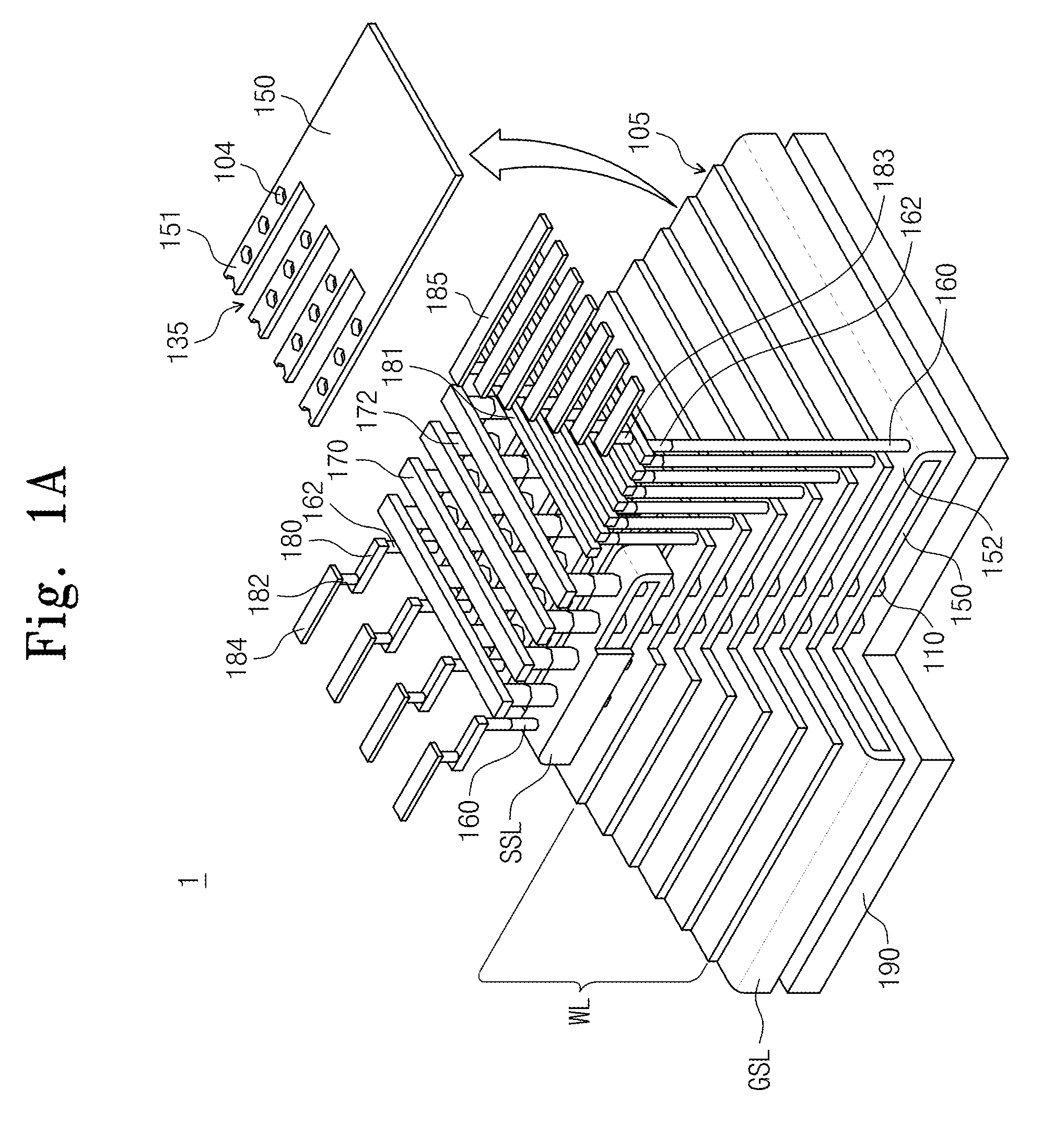 3D semiconductor devices and methods of fabricating same