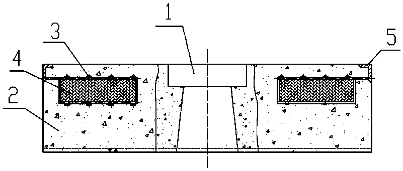 Composite heat-insulated furnace surface prefabricated block for aluminum anode carbon roasting furnace flue wall