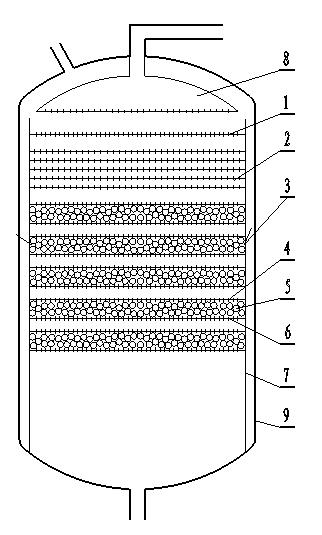 Foam elimination device for vacuum oil purification