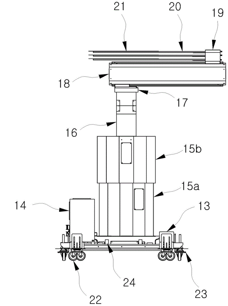 Riple Arm Robot For Transmitting Panel