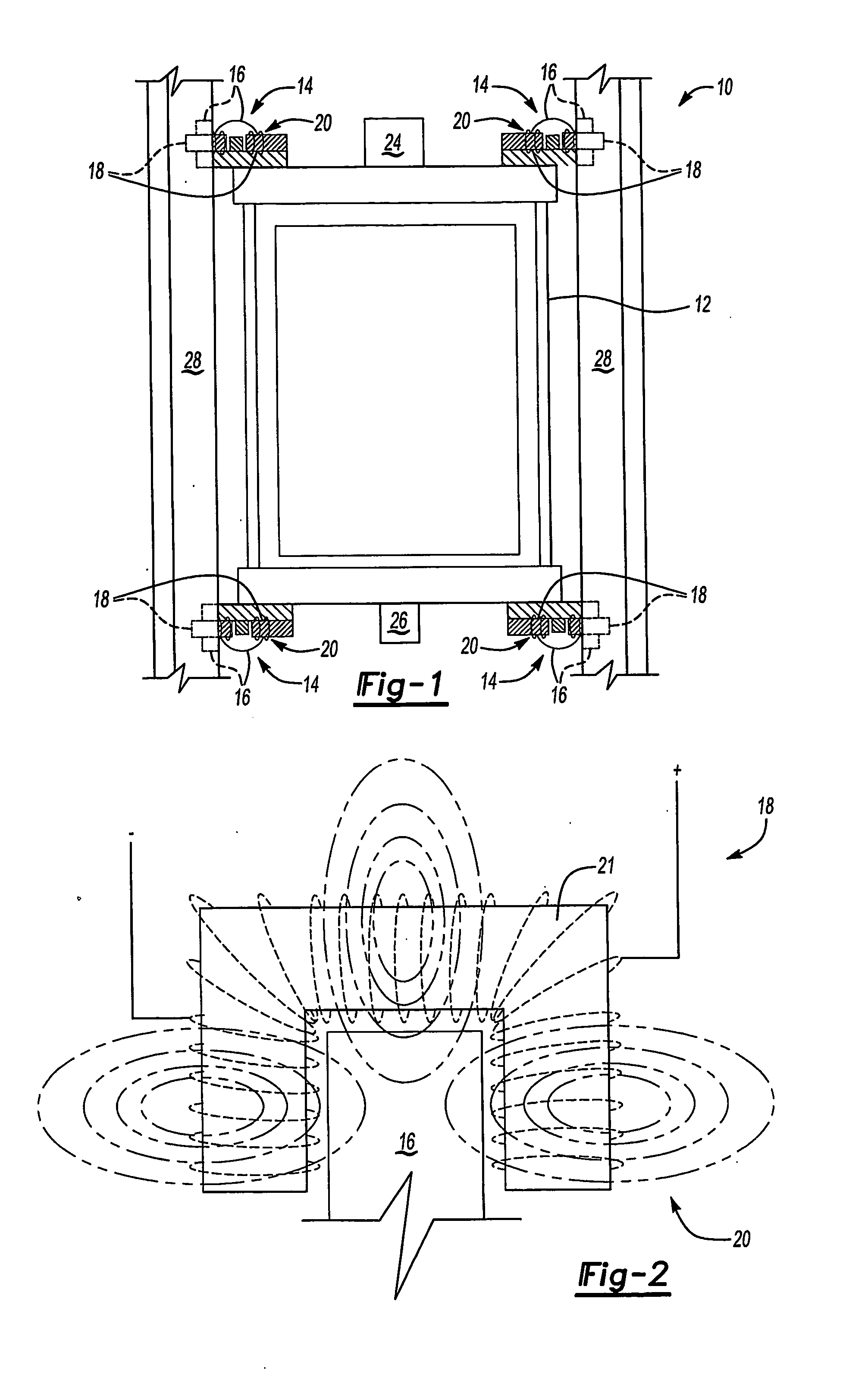 Elevator with rollers having selectively variable hardness