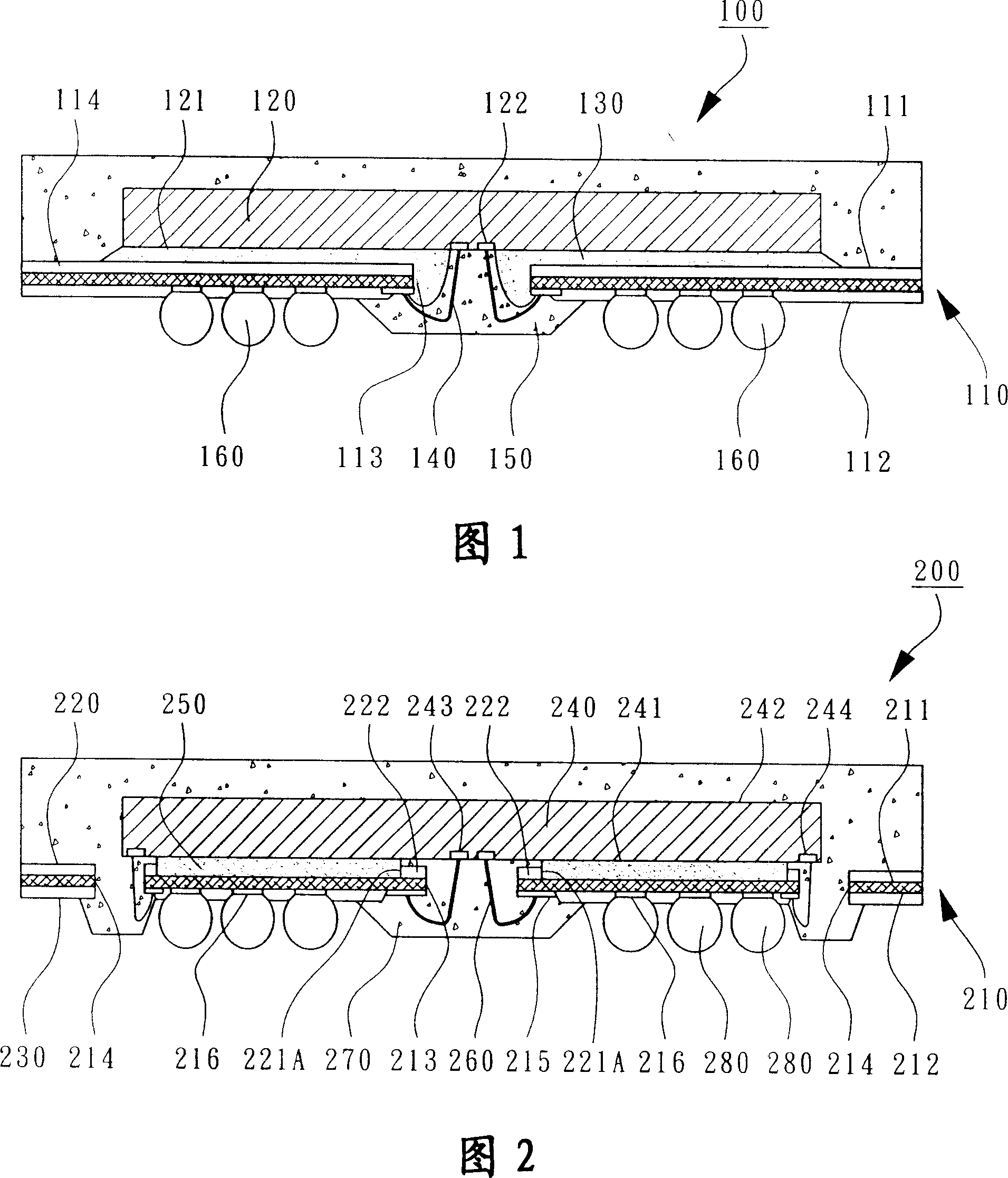 Encapsulation structure for preventing adhesive crystal glue from polluting wafer welding cushion