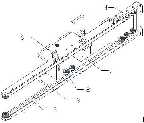 Swing piece conveying support