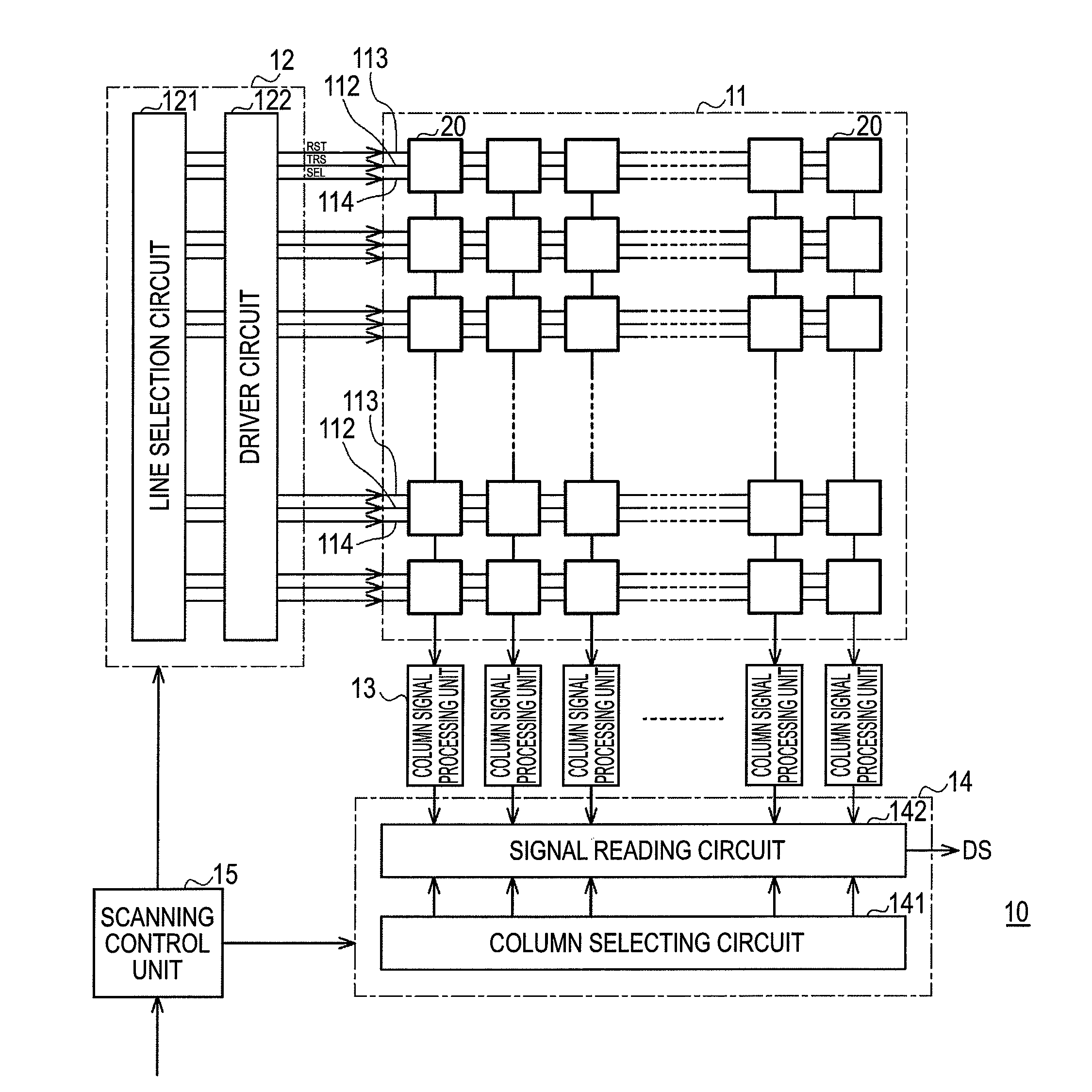 Solid-state imaging device, driving method thereof, and imaging apparatus