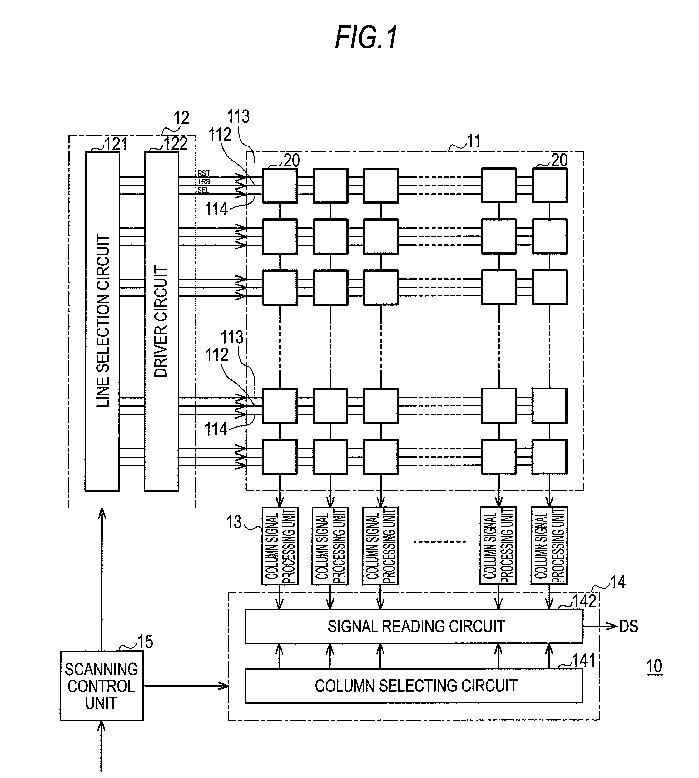 Solid-state imaging device, driving method thereof, and imaging apparatus