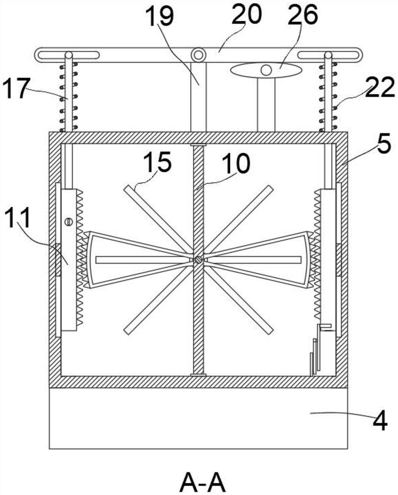 Efficient dust removal device for workshop mechanical part finish machining