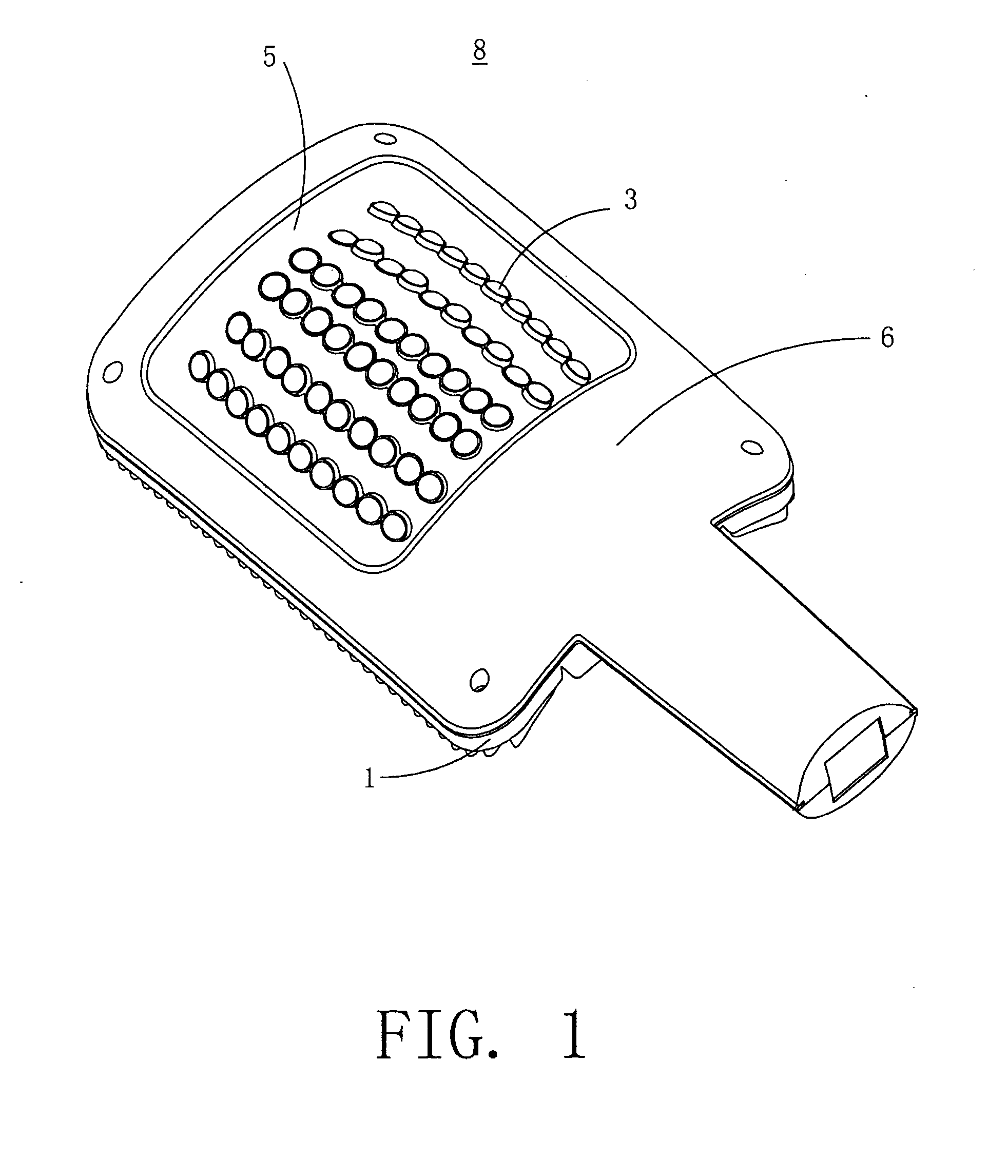 High-power light emitting diode (LED) street lamp and body frame thereof