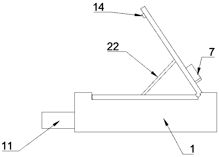 Intelligent notebook computer support frame bag