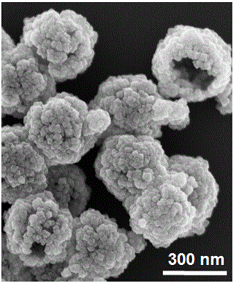 Graphene/titanium dioxide composite adopting hollow microspherical structure and preparation method of composite