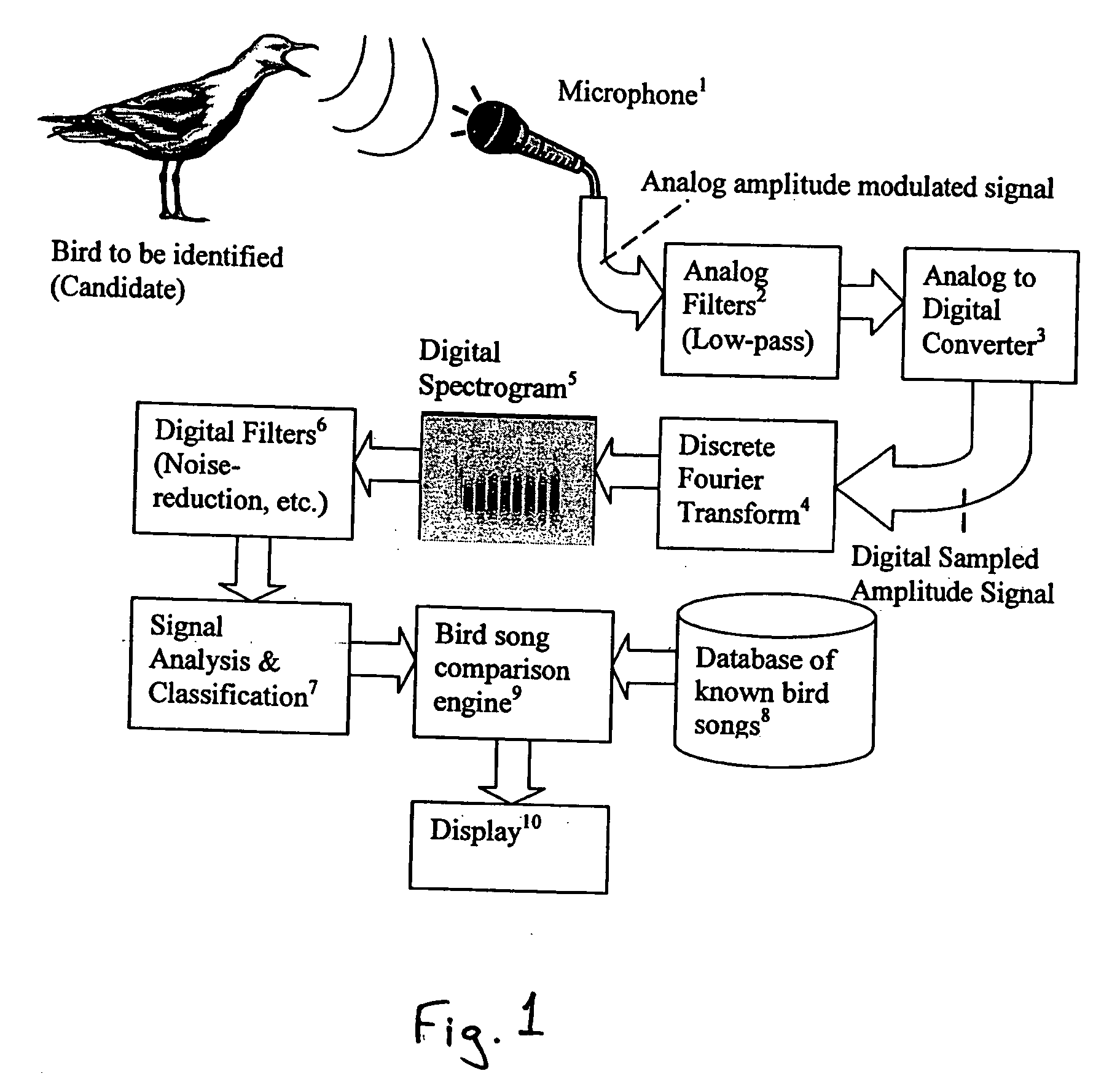 Method and apparatus for automatically identifying animal species from their vocalizations