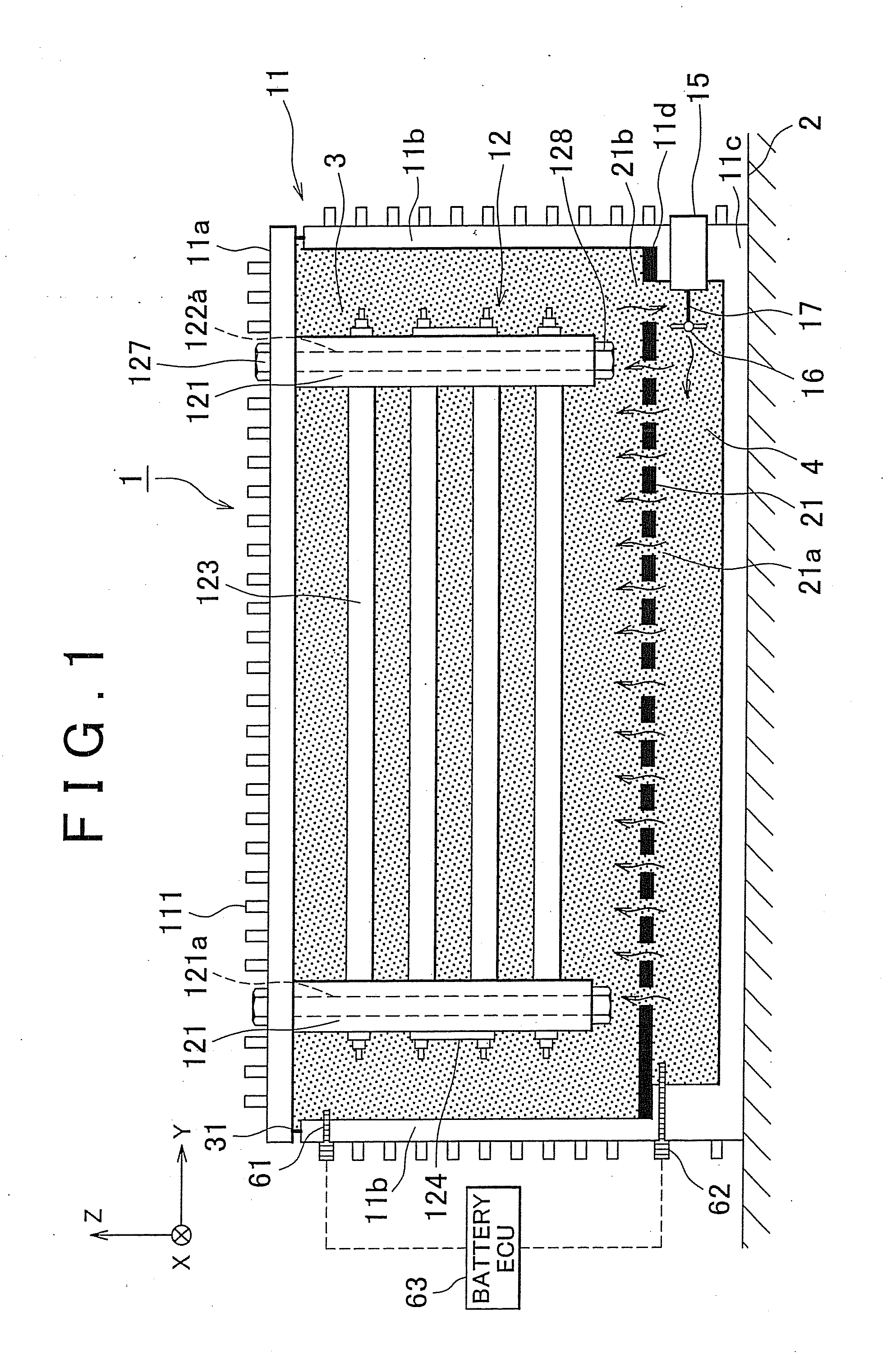 Power supply apparatus for a vehicle