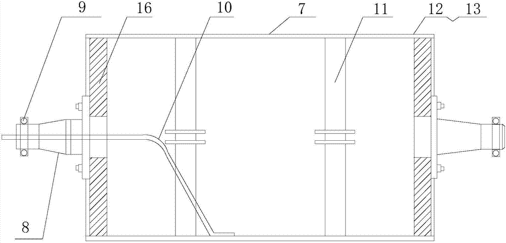 Drying room apparatus of warp sizing machine