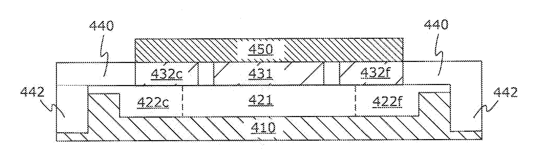 Semiconductor device with reduced surface field effect and methods of fabrication the same