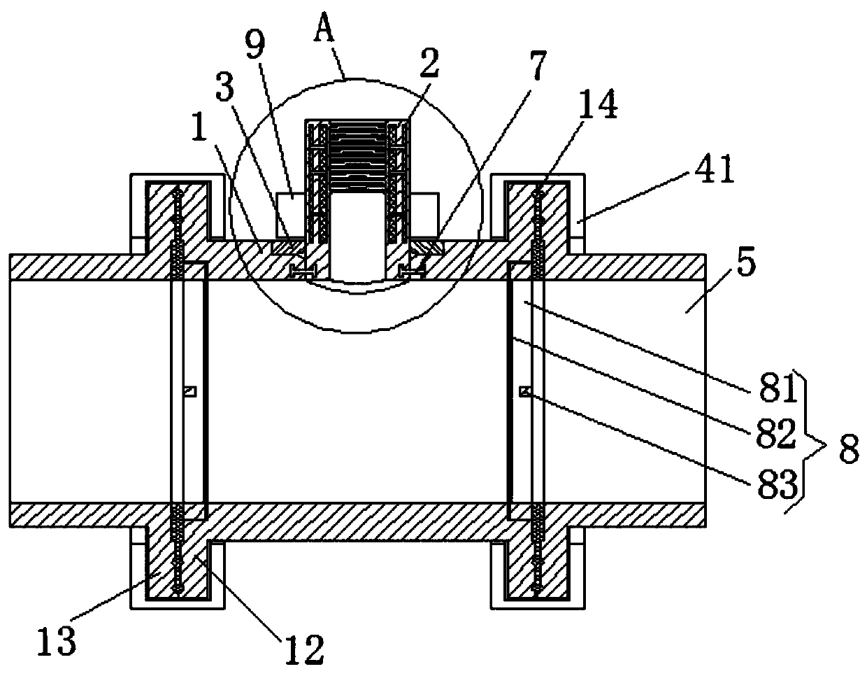 Novel pressure gauge joint