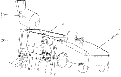 Automatic brick paving device for lawn paths