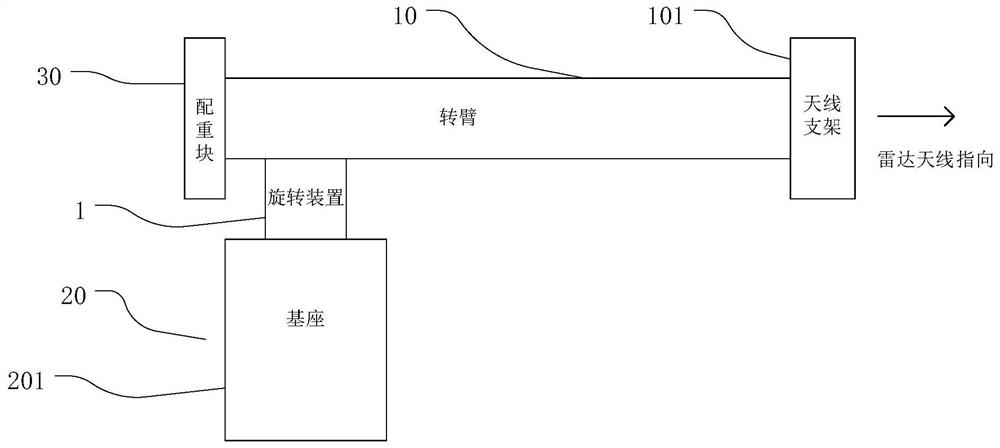 Airport runway foreign matter radar monitoring system, monitoring method and monitoring device