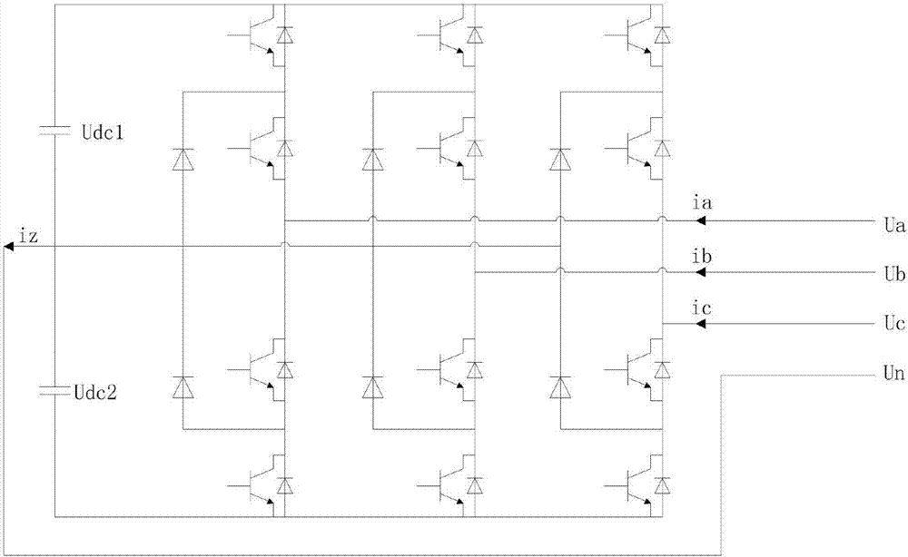 Direct current capacitance detection method, apparatus and system for three-phase four-wire power distribution network compensation equipment