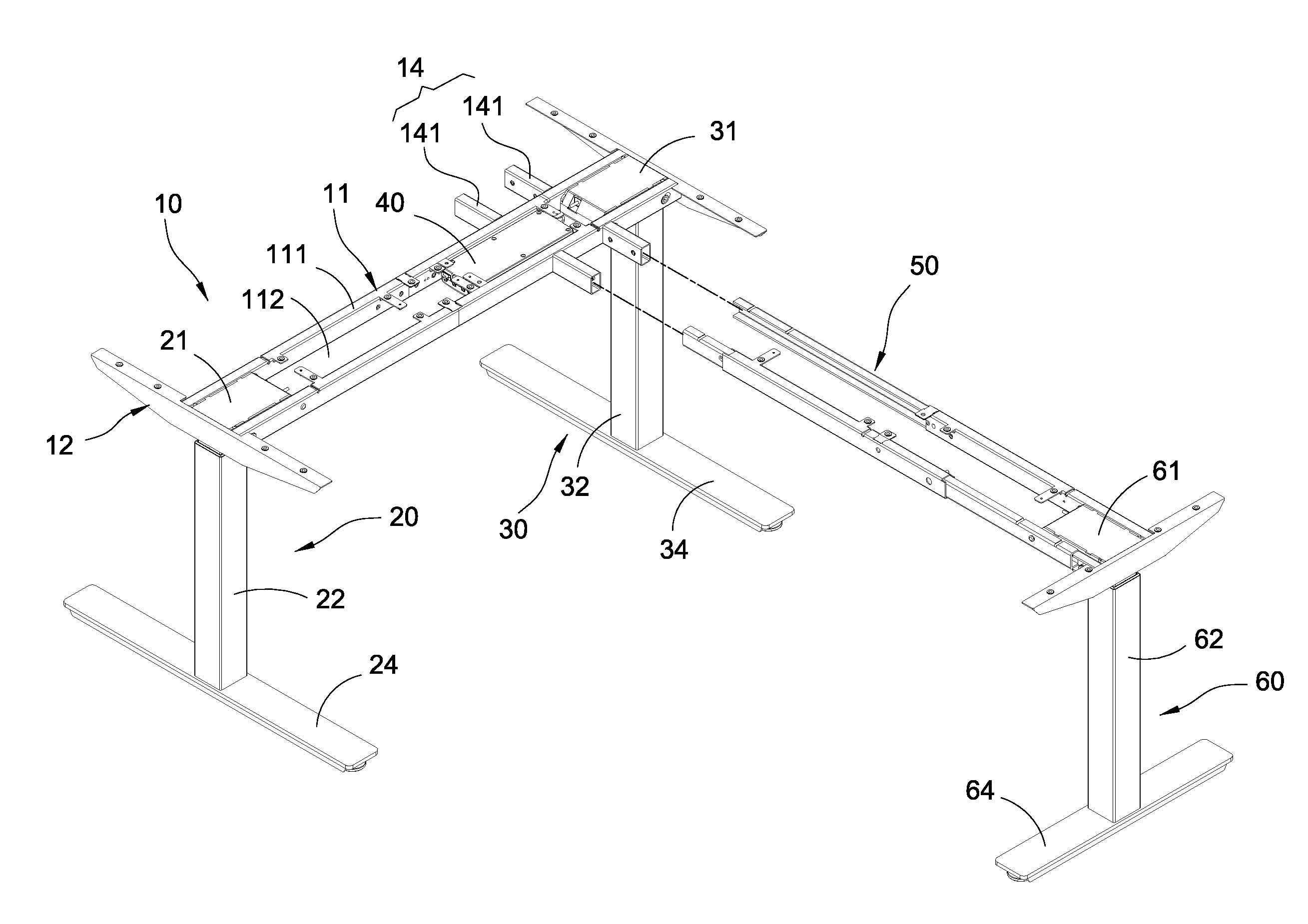 Collapsible power-driven table stand